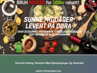 Gnocchi Kylling Tetrazzini Med Sjampinjonger Og Gronnkal