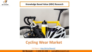 Cycling Wear Market Size Worth $6.8 Billion By 2026 - KBV Research