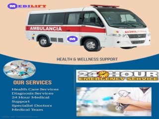 Get Immediate Patient Transfer Ambulance Service in Patna by Medilift