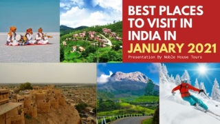 Best Places To Visit In India In January 2021