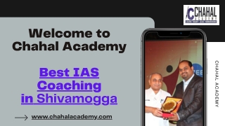 Online UPSC Coaching -  Chahal Academy