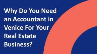 Why Do You Need a CPA For Your Real Estate Business?