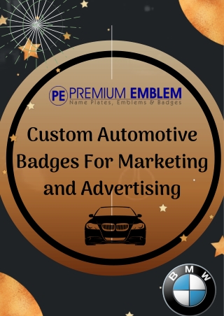 Custom Auto Emblems for Marketing | Premium Emblem