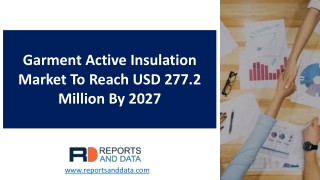 Garment Active Insulation Market Upcoming Opportunities, Growth and Regional Forecast 2027