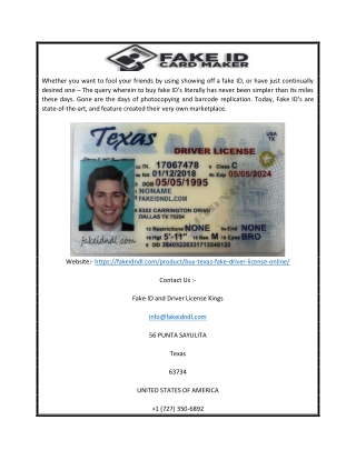 Buy Fake Driver License Online | Fakeidndl.com