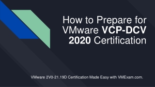 [Sample Question] VMware 2V0-21.19D Certification Exam