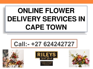 Online Flower Delivery Services in Cape Town