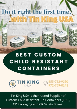 Tin King USA - Selling Best Affordable Custom CR Containers
