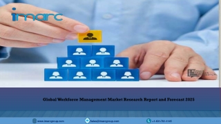 Workforce Management Market Report, Industry Trends, Size, Share, Regional Breakup and Forecast Till 2025