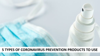 5 Types Of Coronavirus Cleaning Products To Use