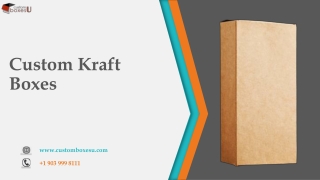 Make Your Own Custom kraft boxes With free Shipping in USA