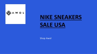 NIKE SNEAKERS SALE USA