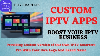 GET YOUR OWN IPTV APPS WITH YOUR BRANDING