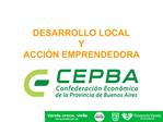 DESARROLLO LOCAL Y ACCI N EMPRENDEDORA