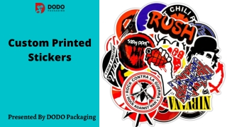 Advertise Your Brant With Quality Designed Custom Stickers In Wholesale Rates!