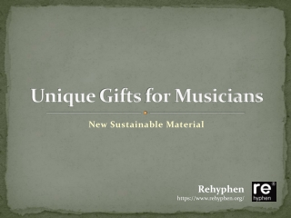 Unique Gifts for Musicians - Only at Rehyphen