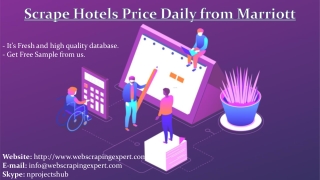 Scrape Hotels Price Daily from Marriott