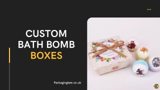 Custom Bath Bomb Boxes