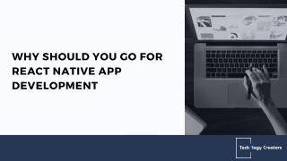 Why Should You Go For React Native App Development