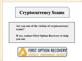 Cryptocurrency Scams | Recover Your Loses From Crypto Scams |Cryptocurrency Scam Recovery