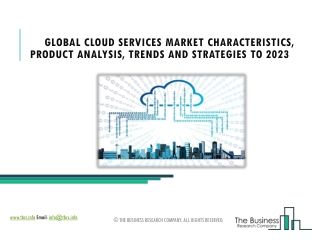 Cloud Services Market Size, Share, Regional Overview And Global Forecast To 2023