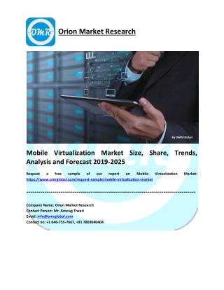 Mobile Virtualization Market Share, Trends, Size, Research and Forecast 2019-2025