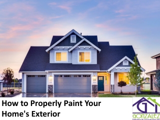 How to Properly Paint Your Home's Exterior, Raleigh Painting Company