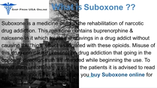 Order Suboxone Online overnight