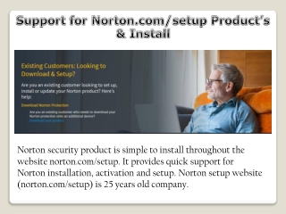 Support for Norton.com/setup Product’s & Install