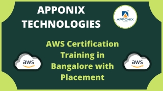 AWS TRAINING IN BANGALORE