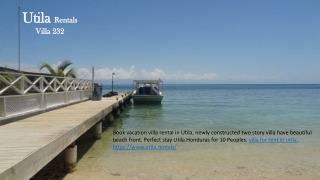 Utila house rentals | Villa for rent in utila