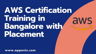 AWS Certification Training in Bangalore with Placement