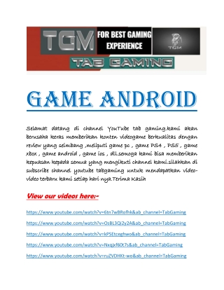 game android