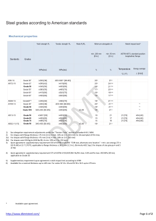 American-Standards by DBMT Steel