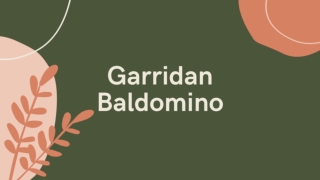 Garridan Baldomino