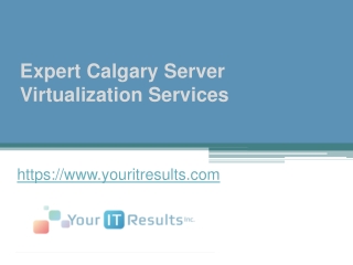 Expert Calgary Server Virtualization Services - www.youritresults.com
