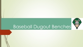 Valerio Dugout Bench - Baseball Rack