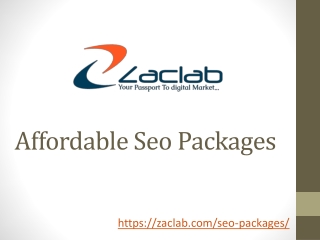 Affordable Seo Packages