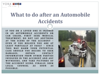 Auto Accident Lawyer Sacramento | Northern California - York Law Corp