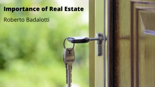 Importance of Real Estate