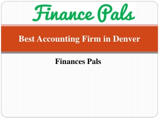 Best Accounting Firm in Denver | Finances Pals
