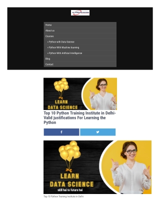 Top 10 Python Training Institute in Delhi- Learning is not a spectator sport