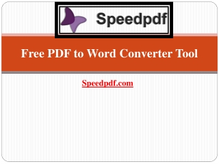 PDF to Excel Converter | Speedpdf.com