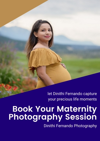 Book Your Maternity Photography Session
