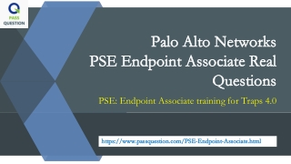 PSE Endpoint Associate Practice Test Questions