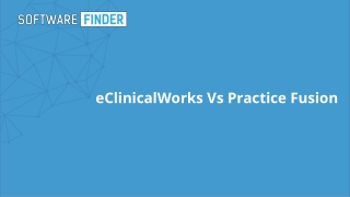 eClinicalWorks Vs Practice Fusion