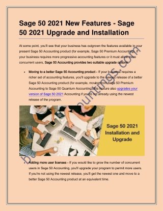 Sage 50 2021 New Features - Upgrade to Sage 2021