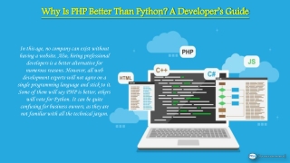 Best PHP development company in Australia