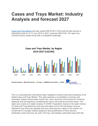 Cases and Trays Market: Industry Analysis and forecast 2027