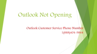 Outlook Customer Service Phone Number 1(888)404-9844